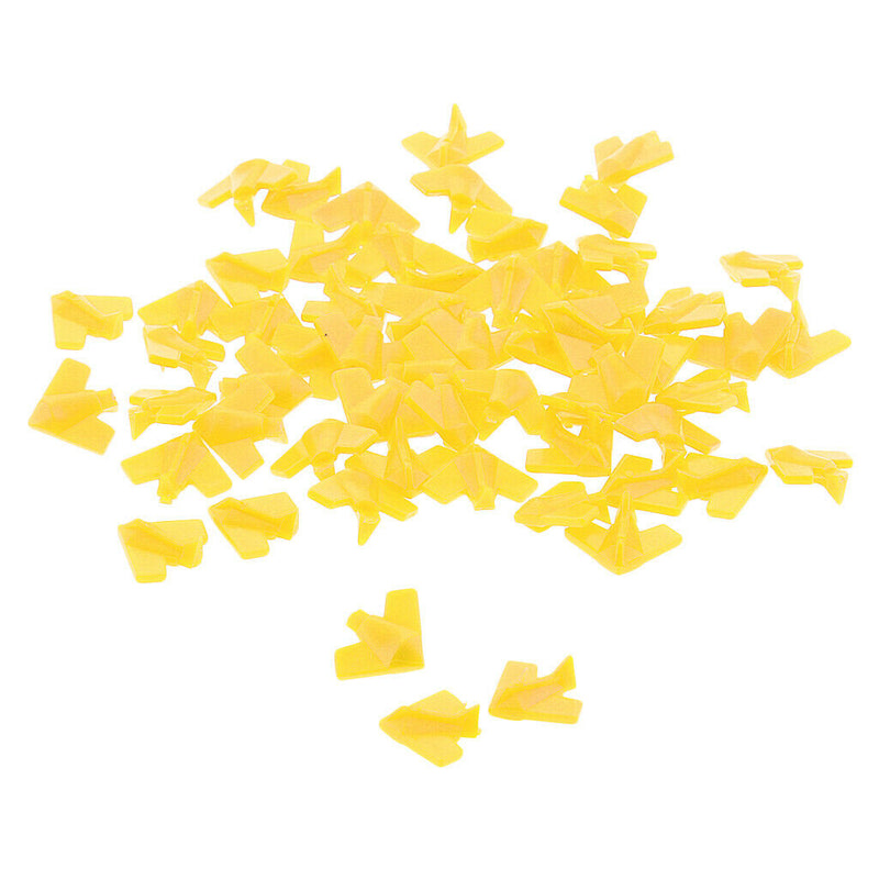 Set of 60 Pieces Plastic Board Game Counters with Plane Shape Numeracy Teaching