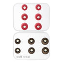 6 Pairs Comfort Replacement Memory Foam Earpad Tips & Silicone Earbuds Tips