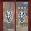 Christmas Tree Glass Showcase Waterproof Wall Crystal Window Stickers (C) A