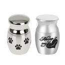 2pcs Small Cremation Urn Jar Forever Remembered Keepsake Memorial Jewelry