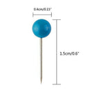 1/8 Inch Map Push Pins, Map Tacks with 10 Assorted Colors, 500 Pieces V7F9