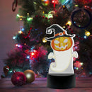 Halloween Pumpkin DIY 5D Diamond Painting LED Light Rhinestones Mosaic Lamp