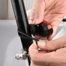 5 Modes Bicycle Bike Cycling Rear Tail Alarm Safty Light LED Aluminium All