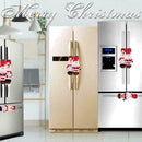Christmas Refrigerator Handle Covers Cloth Santa Fridge Knob Hot Door T4X6