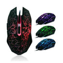 4000DPI LED Optical USB Wired Gaming Mouse 6 Buttons Gamer Laptop Compute WVG