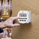 TM618H Auto Cycle Timing Controller Weekly Programmable Timer Switch (12V) A