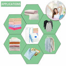 Vacuum Seal Storage Pack Bags,More Storage Clothes Space Bags,(2 Jumbo Hang X7U3