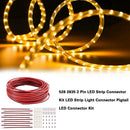 3528 2835 2 Pin LED Strip Connector Kit LED Strip Light Connector Pigtail LED