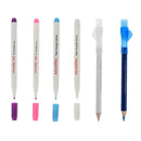 6pcs Chalk Pencil Sewing Mark Pencil Pen with Brush + Air Water Erasable Pen