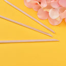 50Pcs Orange Wood Sticks for Nail Art Cuticle Pusher Remover Manicure To Ew