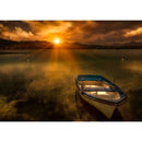 5D DIY Diamond Painting Sunrise Boat Cross Stitch Embroidery Mosaic Kit