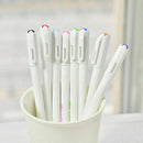 8PCS/Set Cute Korean Stationery Watercolor Pen Gel Set Pens Pro Color Kande N8Q2