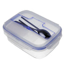 Microwave Picnic Lunch Box School Bento Food Container Storage Box with Spoon