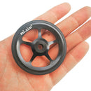 Folding Bicycle Easy Wheel Alloy Bicycle Refit Easywhee for Brompton Black 6cm