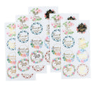 80 pcs/10 sheet Thank You For Supporting My Small Business Gift Sealing StiSEAU