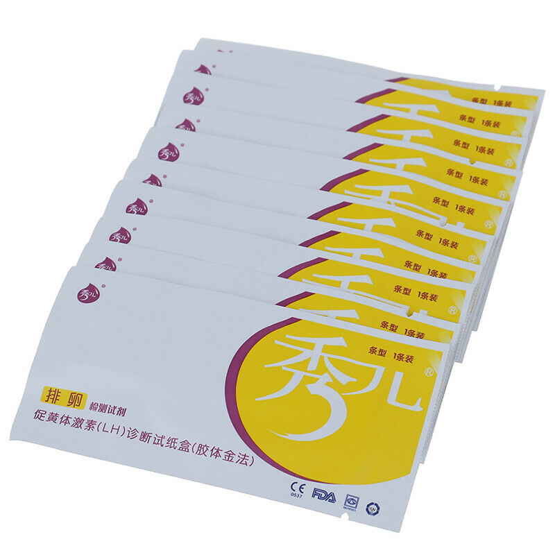 10x Ovulation Test Strip Predictor Fertility Stick Automatically Recognizing  JR