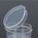 5pcs Round Plastic/Clear/Transparent Collection Containers Cases Storage Box  Hn