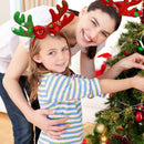 Xmas Reindeer Antler Feather Headband Party Supply Costumes Headwear Girl Props