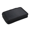 High Capacity Holder Stationary Pencil Case Pen Box Storage Bag New, 2 Laye
