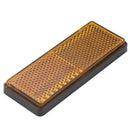 10pcs/set LED Amber Orange Stick on Adhesive Reflectors IP67 for Trailer Truck
