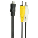 Micro USB Male to 2 RCA-AV Adapter Audio Video Cable for Android Mobile-Phone