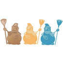 Broom Snowman Cutting Dies Stencils Scrapbook Embossing DIY Craft Album A