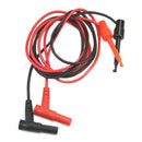 1Pair Banana Plug Test Hook Clip Probe Cable For Multimeter Equipment 2pcs