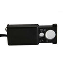 30X 60X LED Illuminated Jeweler Loupe Loop Glass (Black)