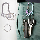 Cute Keychain Key Ring Hook Outdoor Camping Hiking Buckle Carabiner Key Hold OZ