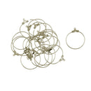 40Pcs Hoop Huggie Earrings Findings Earring Accessories Earring Circle