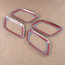 4pcs Door Handle Bowl Cover Fit For Peugeot 3008 2009-2015 Molding Bezel Trim