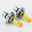 2pcs H4 12V 90W 2600K Halogen Waterproof Golden Yellow Car Fog Light Bulbs