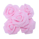 High Quality 100pcs / bag 6cm Foam Rose Heads Artificial Flower Heads Weddi Q5T3