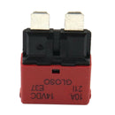 12v-24V Blade Fuse Circuit Breaker Automatic Reset Trip Marine (Low Profile) 10A