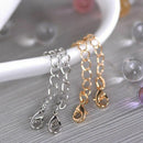 8 Pcs Stainless Steel Necklace Extender Bracelet Extender Extender Chain Se O2L9