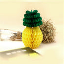 3X Hawaiian Pineapple Paper Lantern Honeycomb Ball Unique Hawaii Party Ado IUE