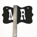 Wedding Mr And Mrs Signs Chair Sign Props Bride Groom Banner Reception Photo  Z