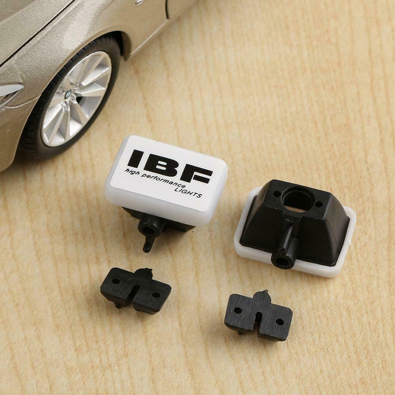 4pcs RC Car Round LED Light Cover for 1:10 Tamiya HSP RC Car Axial SCX10