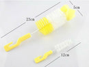Home Hook Style Handle Milk Milk Bottle Nipple clean brush 2 in 1 N4Q2