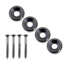 Lovoski Set Of 12 Bass Guitar Neck Mounting Ferrules Bushings W/ Screws 14mm