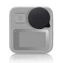 2PCS Screen Steel Protective Film + 2PCS Lens Cap Cover for GoPro Max Actio A5A8