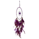 1pc Large Purple Rose Circle Dream Catcher Decorative Hanging Craft Children