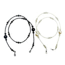 2Pcs 68cm Beaded Eye Glasses Chain Rope Sunglasses Strap Holder Retainer