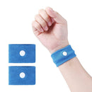 2pcs Morning Sickness Wrist Bands Anti Motion Sickness Wristband (Blue)