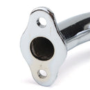 Chrome Muffler Exhaust Pipe 2-Stroke Motorized Bicycle Bike 49cc 60cc 66cc 80 BX