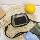 Women Transparent Versatile Messenger Bag Shoulder Fashion Bag Crossbody Ba