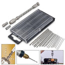 Mini Micro Twist Drill 0.3-1.6mm HSS Bit Set Hand Spiral Pin Vise Jewelry OZ
