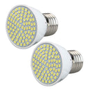 2pcs 8W AC110V E27 LED Bulb 80LEDs 2835 SMD Lamp Spotlight (Cool White)