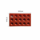 2x Half Ball Sphere Silicone Cake Mold Muffin Chocolate Cookie Baking Mould DIY