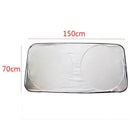 150x70 Car Sunshade Windshield Sunshade Front And Rear Window Anti-Uv Film